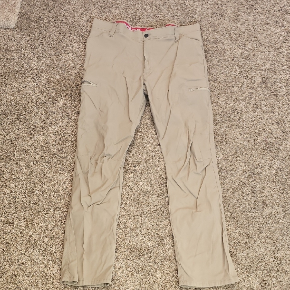Wrangler Mens Pants 38x32! kahki Colored